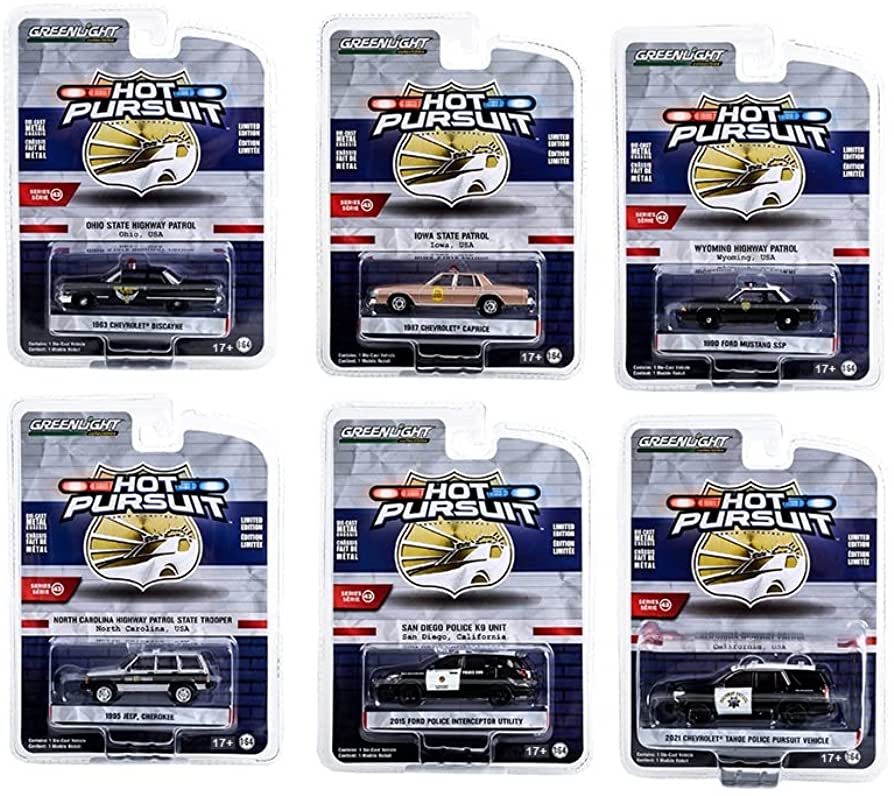 Greenlight 1/64 Hot Pursuit Series 43 - 1963 Chevrolet Biscayne 43010-A