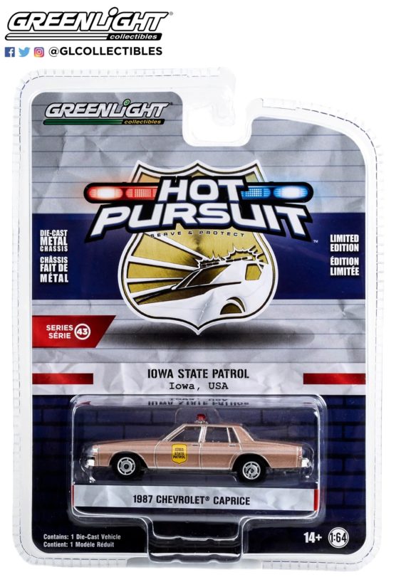 Greenlight 1/64 Hot Pursuit Series 43 - 1987 Chevrolet Caprice 43010-B