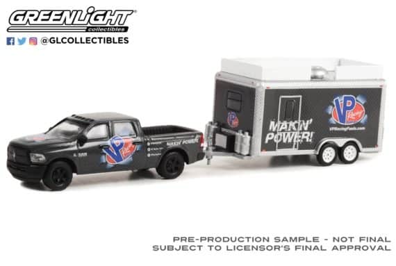 Greenlight 1/64 Hitch & Tow Series 27 - 2018 Ram 2500 and Merchandise Trailer 32270-C