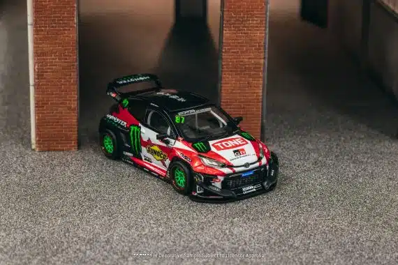 Tarmac Works 1/64 HOBBY64 Pandem Yaris Drift T64-080-MON