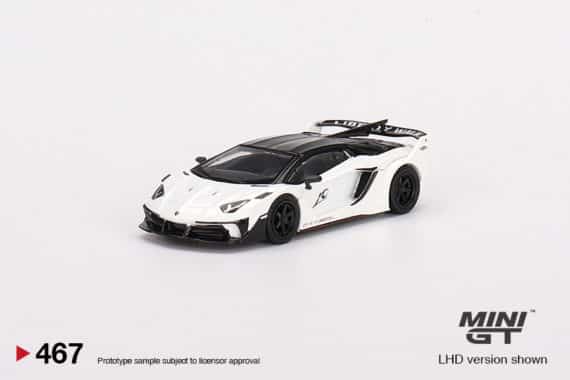 MINI GT No.467 LB-Silhouette WORKS Lamborghini Aventador GT EVO Presentation RHD MGT00467-R