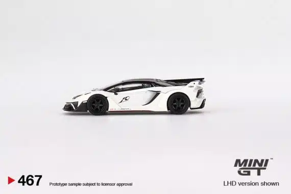 MINI GT No.467 LB-Silhouette WORKS Lamborghini Aventador GT EVO Presentation RHD MGT00467-R