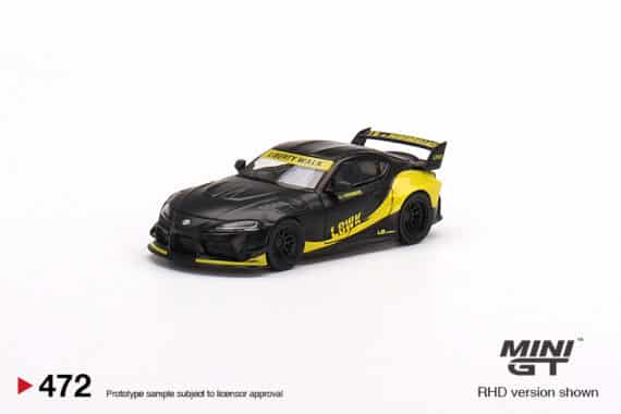 MINI GT No.472 Toyota GR Supra LB-Works Matte Black RHD MGT00472-R