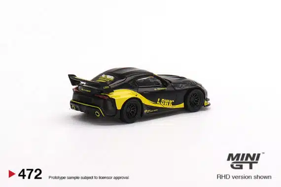 MINI GT No.472 Toyota GR Supra LB-Works Matte Black RHD MGT00472-R