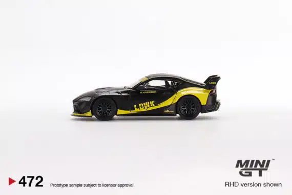 MINI GT No.472 Toyota GR Supra LB-Works Matte Black RHD MGT00472-R