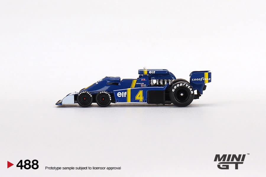 MINI GT No.488 Tyrrell P34 #4 1976 Spanish GP MGT00488