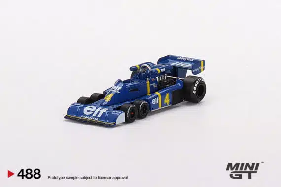 MINI GT No.488 Tyrrell P34 #4 1976 Spanish GP MGT00488