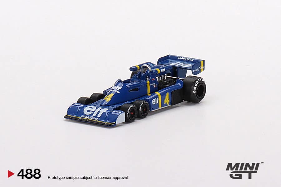 MINI GT No.488 Tyrrell P34 #4 1976 Spanish GP MGT00488