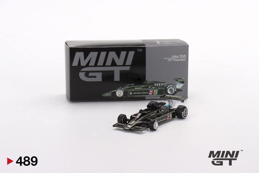 MINI GT No.489 Lotus 78 #5 1977 Presentation MGT00489