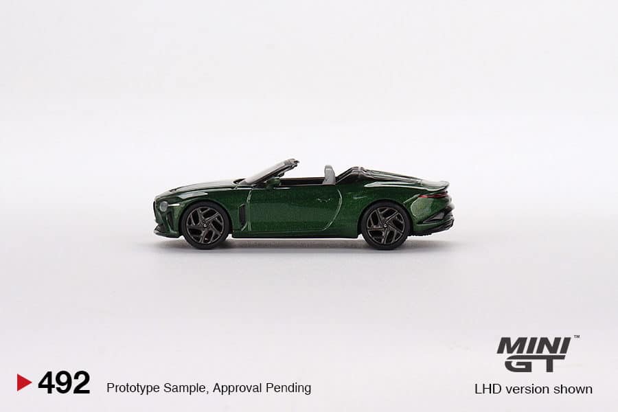 MINI GT No.492 Bentley Mulliner Bacalar Scarab Green MGT00492-L