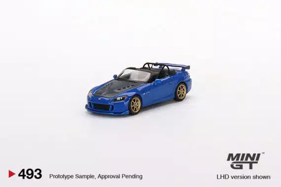 MINI GT No.493 Honda S2000 (AP2) Mugen Monte Carlo Blue Pearl RHD MGT00493-R