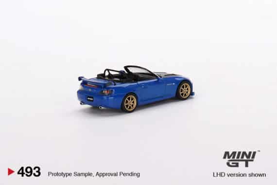 MINI GT No.493 Honda S2000 (AP2) Mugen Monte Carlo Blue Pearl RHD MGT00493-R