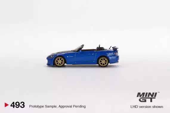 MINI GT No.493 Honda S2000 (AP2) Mugen Monte Carlo Blue Pearl RHD MGT00493-R