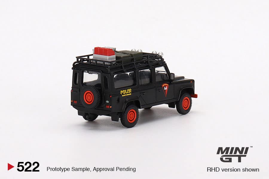 MINI GT No.522 Land Rover Defender 110 Mobile Brigade Corps (KORPS BRIMOB) - EMS Exclusive MGT00522-R