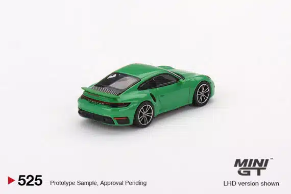 MINI GT No.525 Porsche 911 Turbo S Python Green RHD MGT00525-R