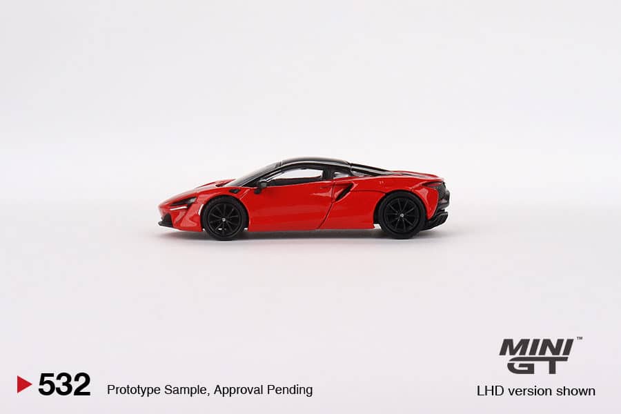 MINI GT No.532 McLaren Artura Vermillion Red 2023 RHD MGT00532-R