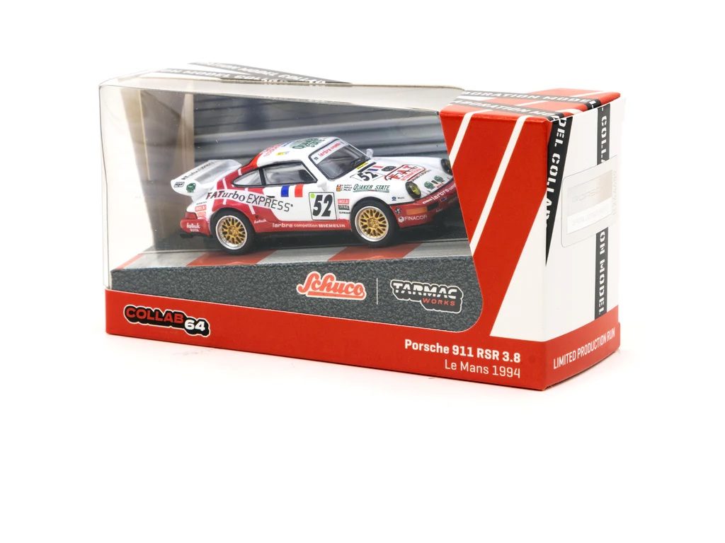 Tarmac Works 1/64 COLLAB64 Schuco X Tarmac Works 1/64 Porsche 911 RSR 3.8 24h Le Mans 1994