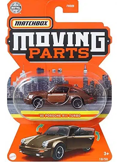 Matchbox 1/64 Moving Parts 80 Porsche 911 Turbo