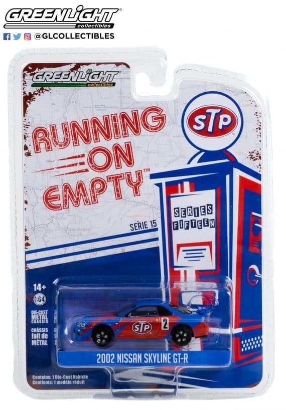 Greenlight 1/64 Running On Empty Series 15 - 2002 Nissan Skyline GT-R 41150-D