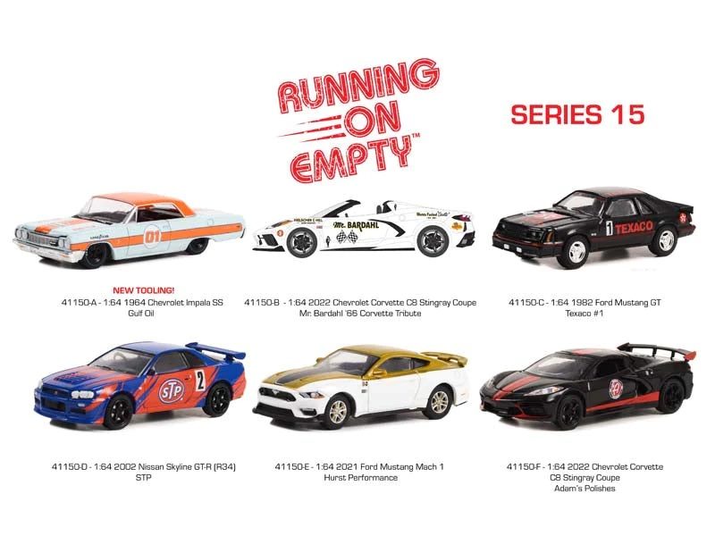 Greenlight 1/64 Running On Empty Series 15 - 2002 Nissan Skyline GT-R 41150-D