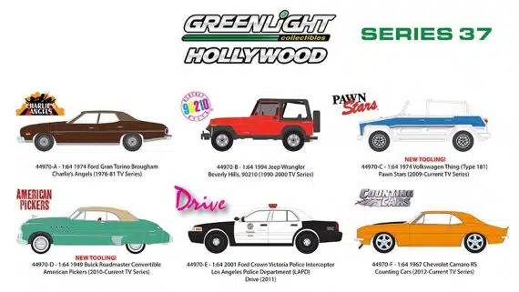 Greenlight 1/64 Hollywood Series 37 - Counting Cars 1967 Chevrolet Camaro RS 44970-F