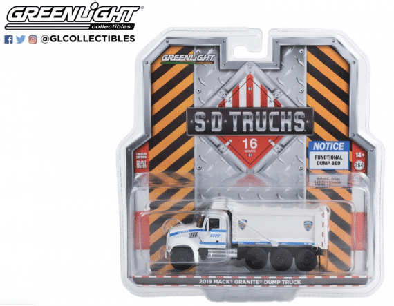 Greenlight 1/64 S D Trucks Series 16 - 2019 Mack Granite Dump Truck 45160-B