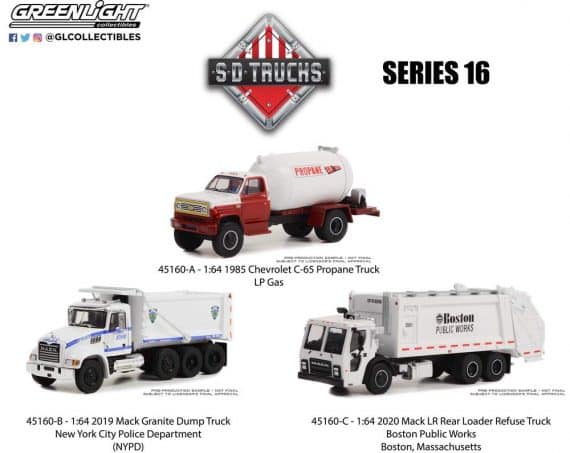 Greenlight 1/64 S D Trucks Series 16 - 2019 Mack Granite Dump Truck 45160-B