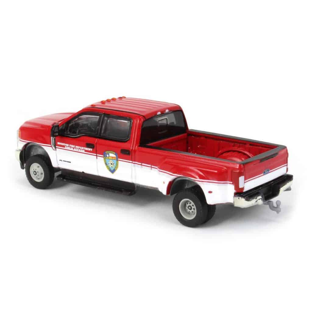 Greenlight 1/64 Dually Drivers Series 11 - 2019 Ford F-350 Dually - Houston Fire Department Public Affairs, Houston, Texas 46110-D