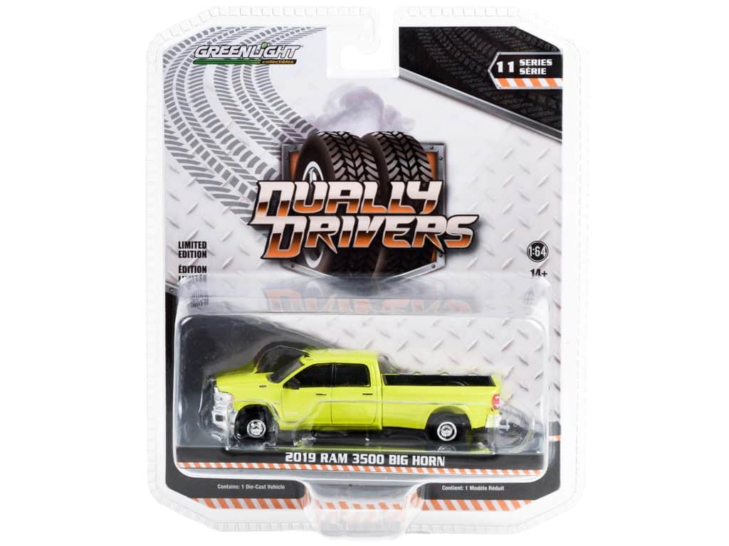 Greenlight 1/64 Dually Drivers Series 11 - 2019 RAM 3500 Big Horn 46110-E
