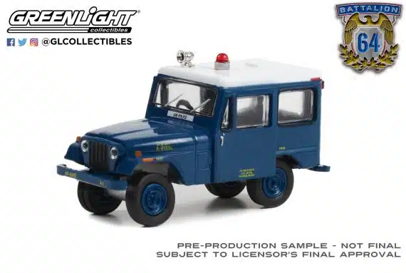 Greenlight 1/64 Battalion 64 Series 3 - 1971 Jeep DJ-5 - U.S. Air Force Air Police 61030-D