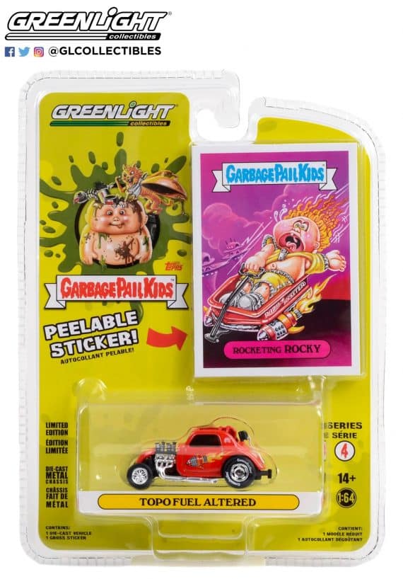Greenlight 1/64 Garbage Pail Kids Series 4 - Topo Fuel Altered 54070-E