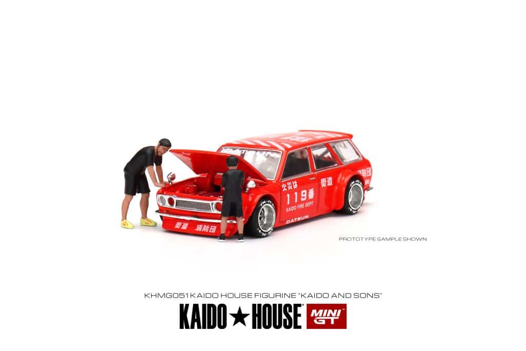 MINI GT No.051 Kaido★House x MINI GT Figure Kaido & Sons KHMG051