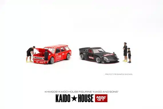 MINI GT No.051 Kaido★House x MINI GT Figure Kaido & Sons KHMG051