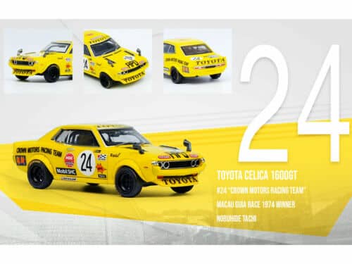 INNO64 1/64 MGP Collection 2021 Toyota Celica 1600GT #24 Crown Motors Racing Team