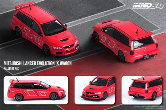 INNO64 1:64 MITSUBISHI LANCER EVOLUTION IX WAGON 2005 RALLIART