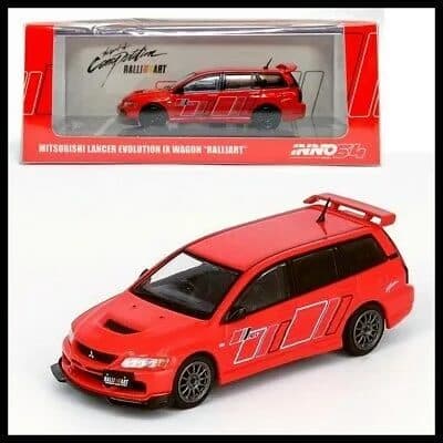 INNO64 1:64 MITSUBISHI LANCER EVOLUTION IX WAGON 2005 RALLIART