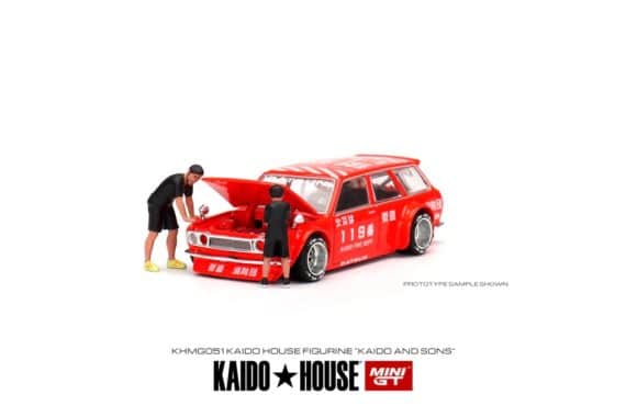 MINI GT No.020 Kaido★House x MINI GT Datsun KAIDO 510 Wagon FIRE V1 KHMG020
