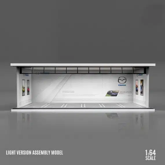 MOREART 1/64 Mazda Parking Garage Diorama with LED lights