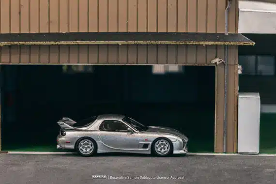 Tarmac Works 1/64 GLOBAL64 Mazda RX-7 FD3S Mazdaspeed A-SpecSilver Stone Metallic