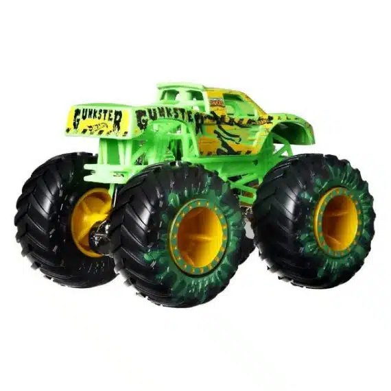 Hot Wheels Monster Trucks Demolition Doubles Gunkster VS Racellace