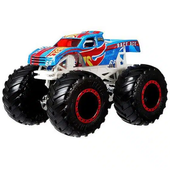Hot Wheels Monster Trucks Demolition Doubles Gunkster VS Racellace