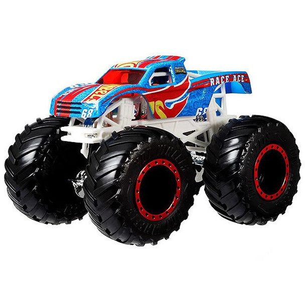 Hot Wheels Monster Trucks Demolition Doubles Gunkster VS Racellace