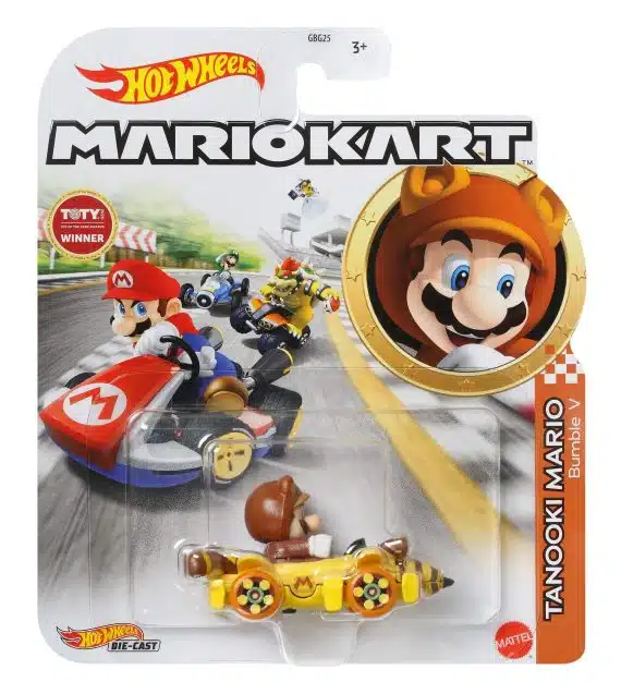 Hot Wheels Mario Kart Tanooki Mario Bumble V