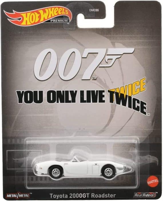 Hot Wheels Premium Retro Entertainment 007 Die Twice - Toyota 2000GT Roadster HKC27