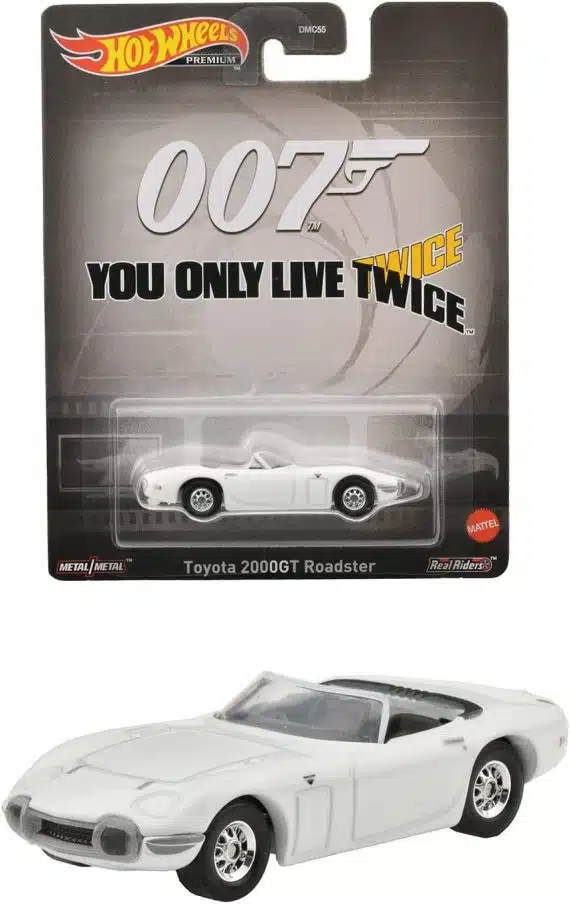 Hot Wheels Premium Retro Entertainment 007 Die Twice - Toyota 2000GT Roadster HKC27