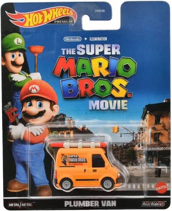 Hot Wheels Premium Mario Bros Movie Plumber Van