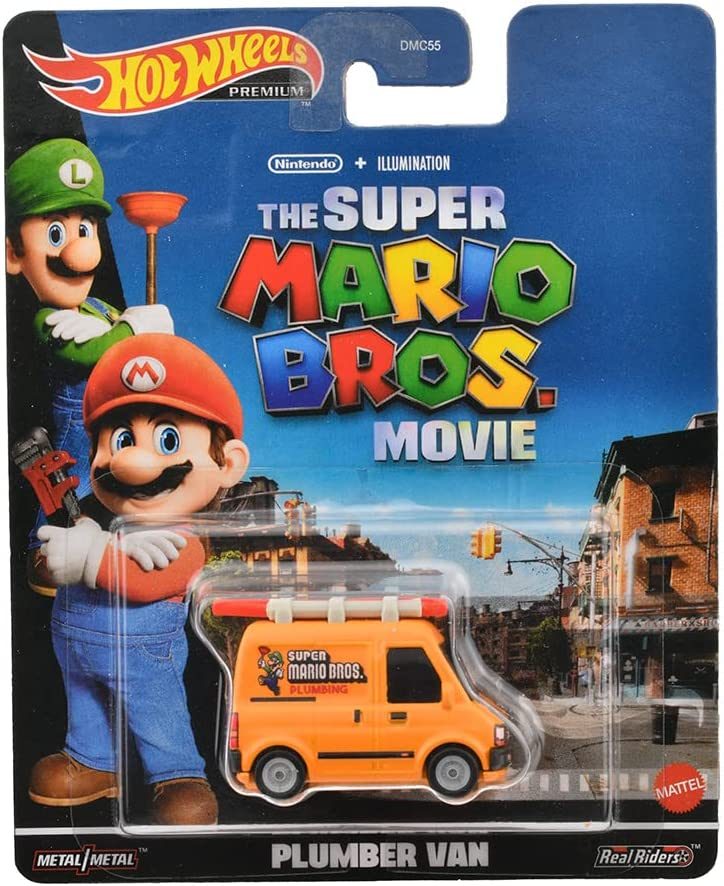 Hot Wheels Premium Mario Bros Movie Plumber Van