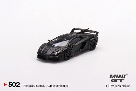 MINI GT No.502 Lamborghini LB-Silhouette WORKS Aventador GT EVO Matte Black