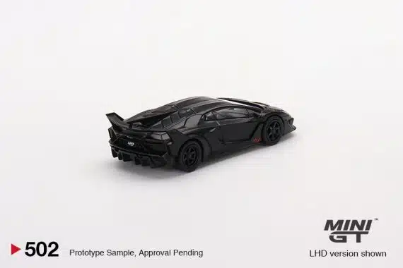 MINI GT No.502 Lamborghini LB-Silhouette WORKS Aventador GT EVO Matte Black