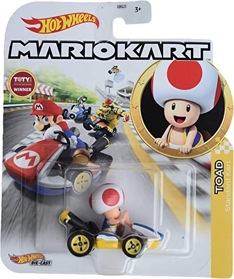 Hot Wheels Mario Kart Toad Standard Kart